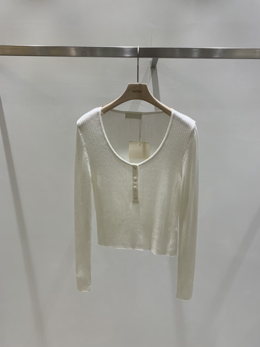 RIETTE韓國直郵女裝新款時尚職業26春夏休閑推薦熱賣長袖T恤RIETTE長袖T恤圖色1