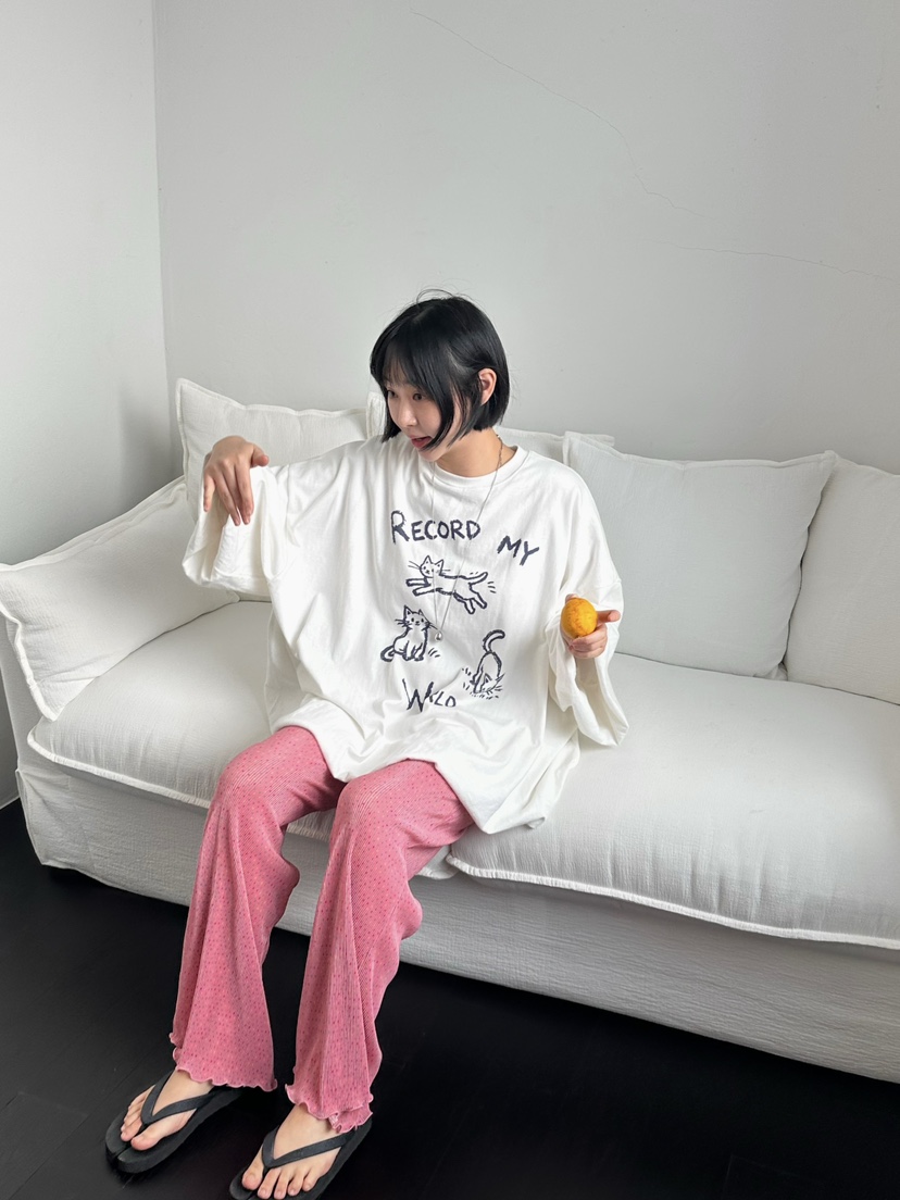 THE LINE-Q韓國直郵實拍女士新款推薦職業26春夏休閑褲THE LINE-Q休閑褲