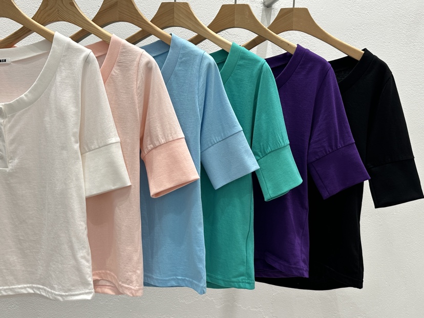 FLASH/I LOVE ME韓國直郵實拍女士新款26春夏T恤不含內搭圍巾FLASH/I LOVE MET恤