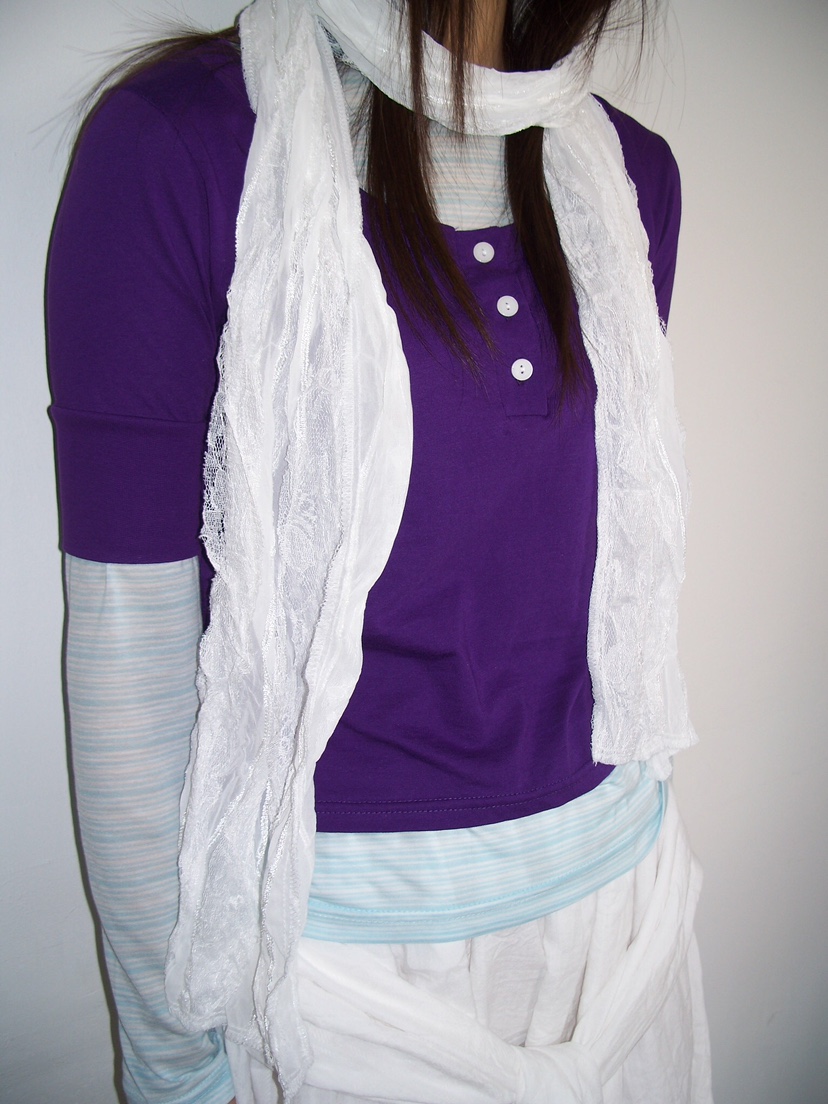 FLASH/I LOVE ME韓國直郵實拍女士新款26春夏T恤不含內搭圍巾FLASH/I LOVE MET恤