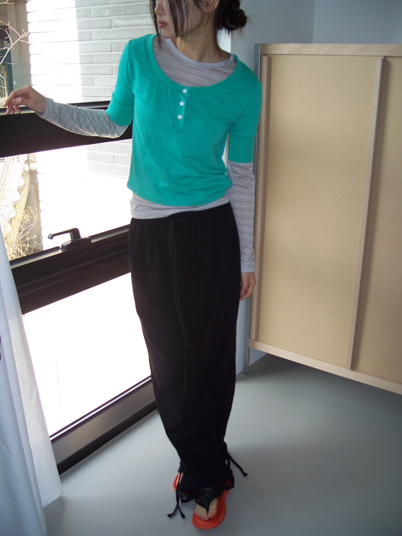 FLASH/I LOVE ME韓國直郵實拍女士新款26春夏T恤不含內搭圍巾FLASH/I LOVE MET恤