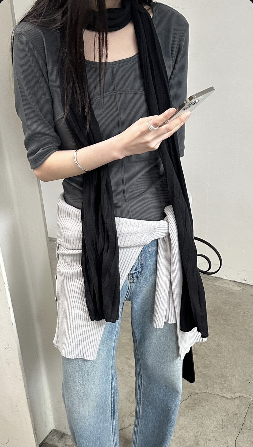 BOWIE韓國東大門直郵女裝新品職業時尚推薦圍巾披肩棉質圍巾BOWIE圍巾/披肩