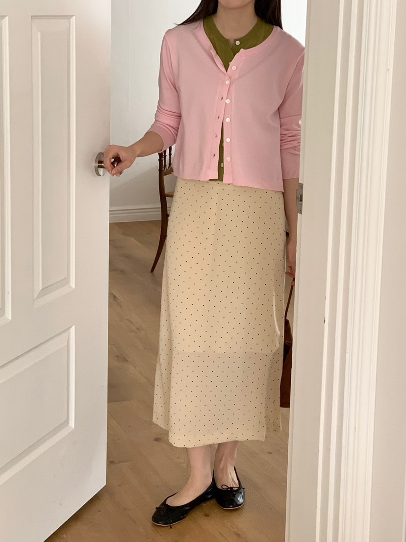 BINUS韓國代購女士新款推薦時尚26春夏針織衫不含內搭開衫BINUS針織衫