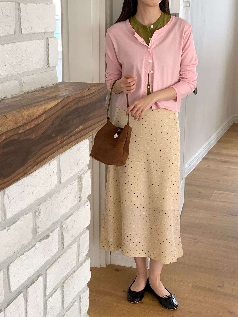 BINUS韓國代購女士新款推薦時尚26春夏針織衫不含內搭開衫BINUS針織衫