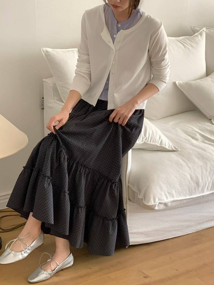 BINUS韓國代購女士新款推薦時尚26春夏針織衫不含內搭開衫BINUS針織衫