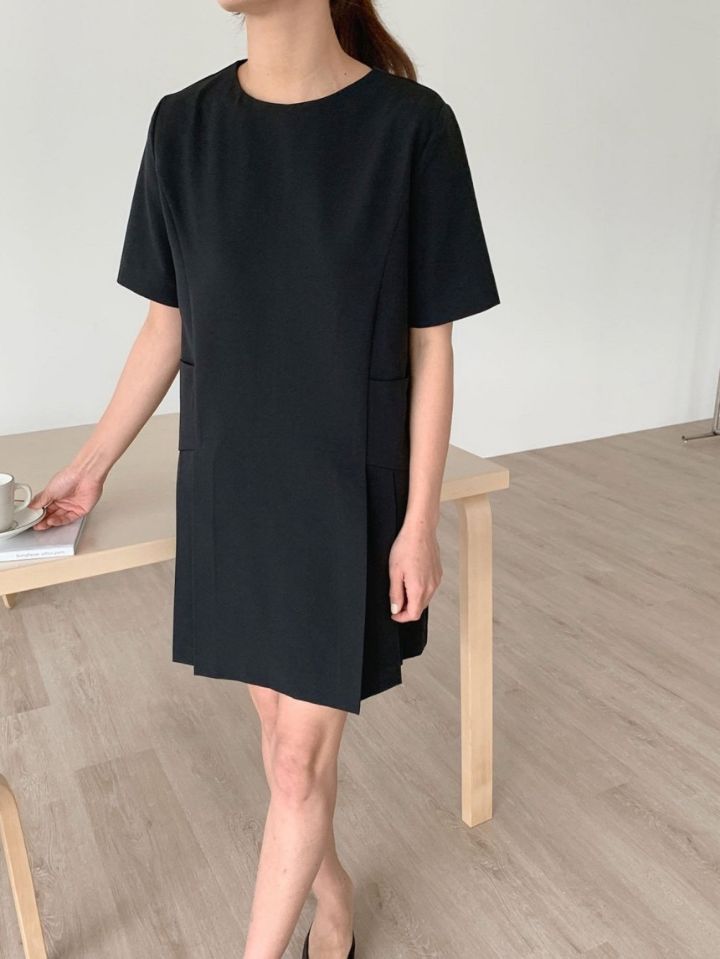 STAY HERE韓國直郵女士新品推薦時尚職業人氣休閑連衣裙STAY HERE連衣裙