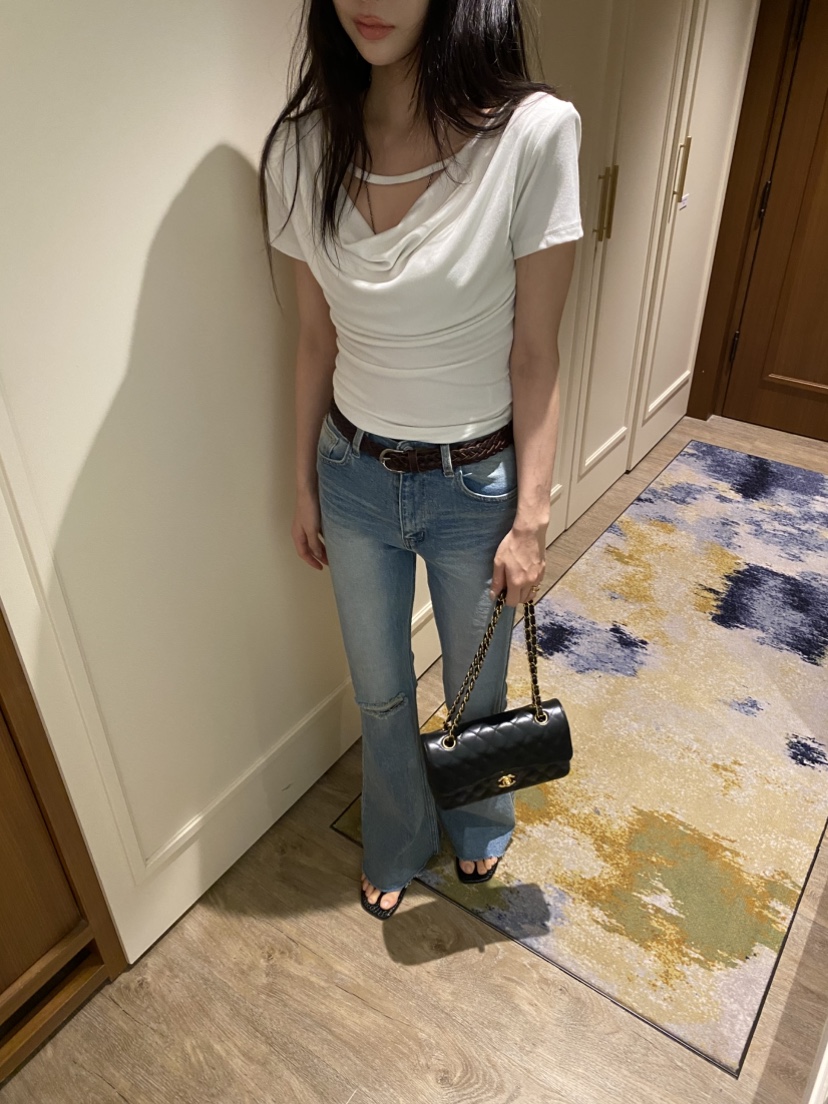 FOUREIGHT韓國直郵實拍女裝新款推薦26春夏職業熱賣人氣T恤FOUR EIGHTT恤