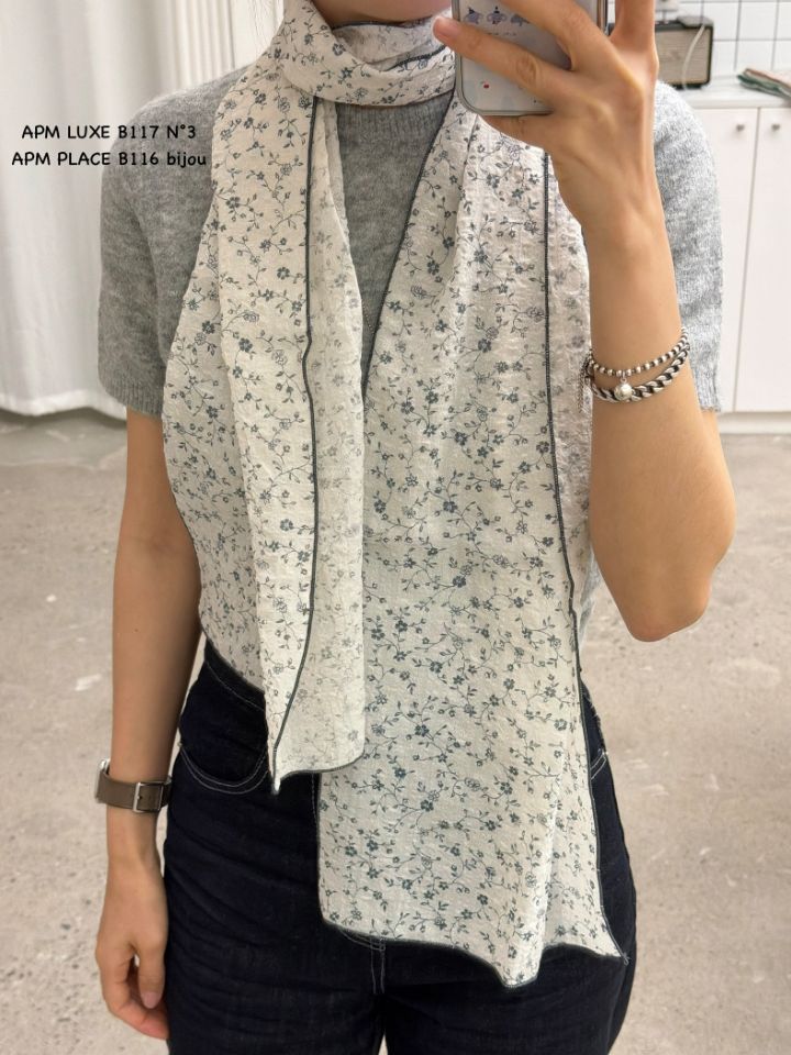 N3韓國東大門直郵女裝新品推薦職業熱賣26春夏人氣圍巾披肩N3圍巾/披肩