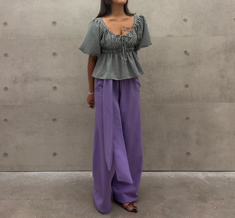 CUCUMBER韓國直郵實拍女裝新款推薦人氣26春夏熱賣休閑褲CUCUMBER休閑褲