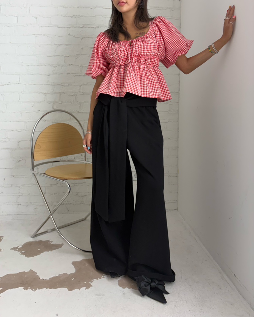 CUCUMBER韓國直郵實拍女裝新款推薦人氣26春夏熱賣休閑褲CUCUMBER休閑褲圖色4