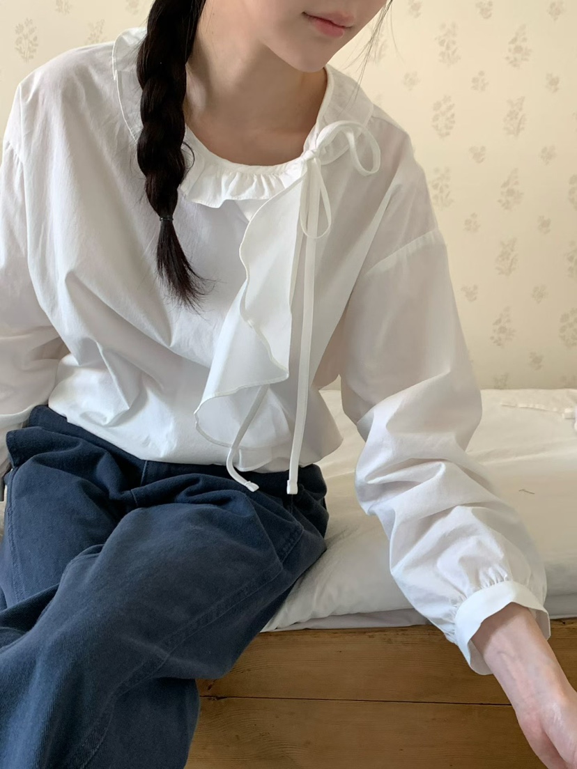 BINUS韓國東大門直郵女裝新款職業人氣26春夏時尚襯衫蕾絲衫BINUS襯衫/蕾絲衫