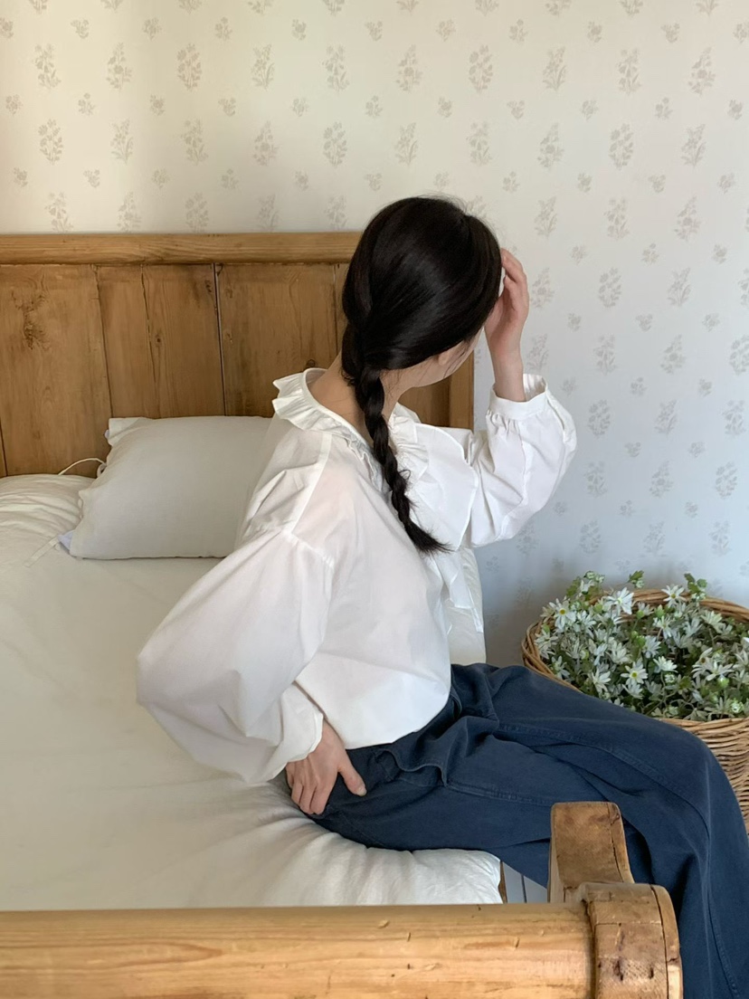 BINUS韓國東大門直郵女裝新款職業人氣26春夏時尚襯衫蕾絲衫BINUS襯衫/蕾絲衫