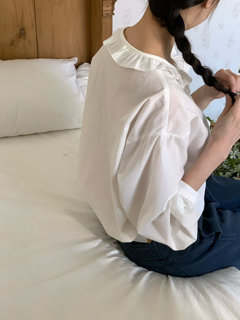 BINUS韓國東大門直郵女裝新款職業人氣26春夏時尚襯衫蕾絲衫BINUS襯衫/蕾絲衫