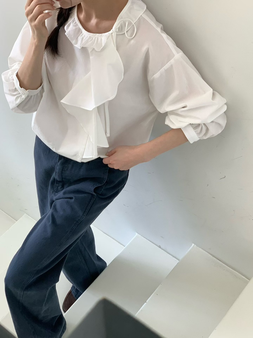 BINUS韓國東大門直郵女裝新款職業人氣26春夏時尚襯衫蕾絲衫BINUS襯衫/蕾絲衫