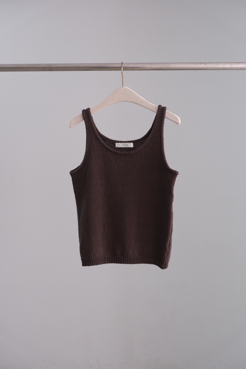 SORBET/FLAT WHITE韓國東大門代購女裝新品26春夏吊帶背心SORBET/FLAT WHITE吊帶/背心圖色2