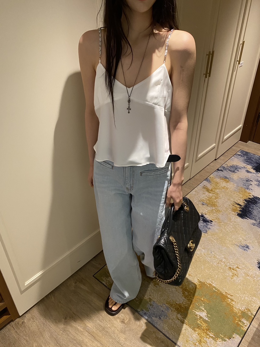 FOUREIGHT韓國直郵實拍女裝新品人氣熱賣休閑推薦吊帶背心FOUR EIGHT吊帶/背心