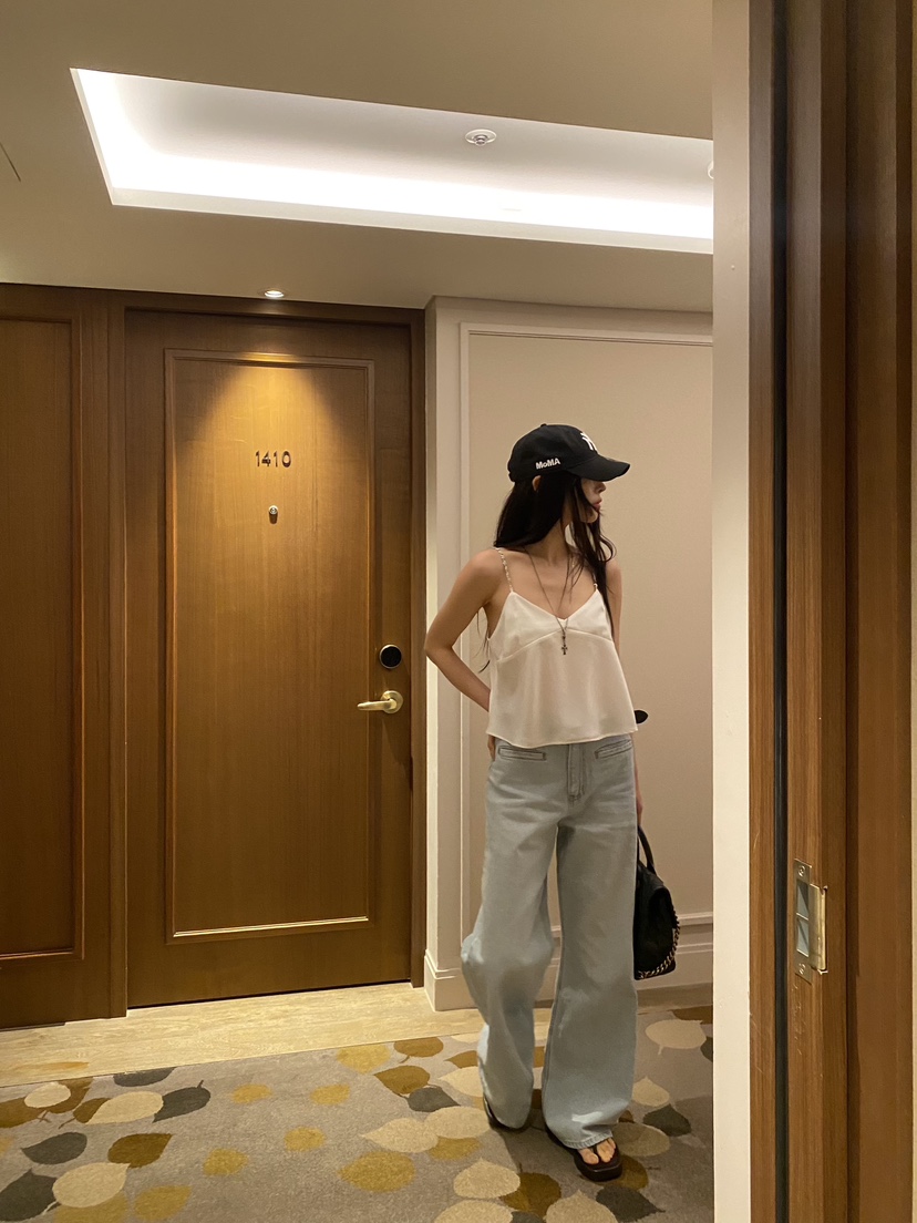 FOUREIGHT韓國直郵實拍女裝新品人氣熱賣休閑推薦吊帶背心FOUR EIGHT吊帶/背心