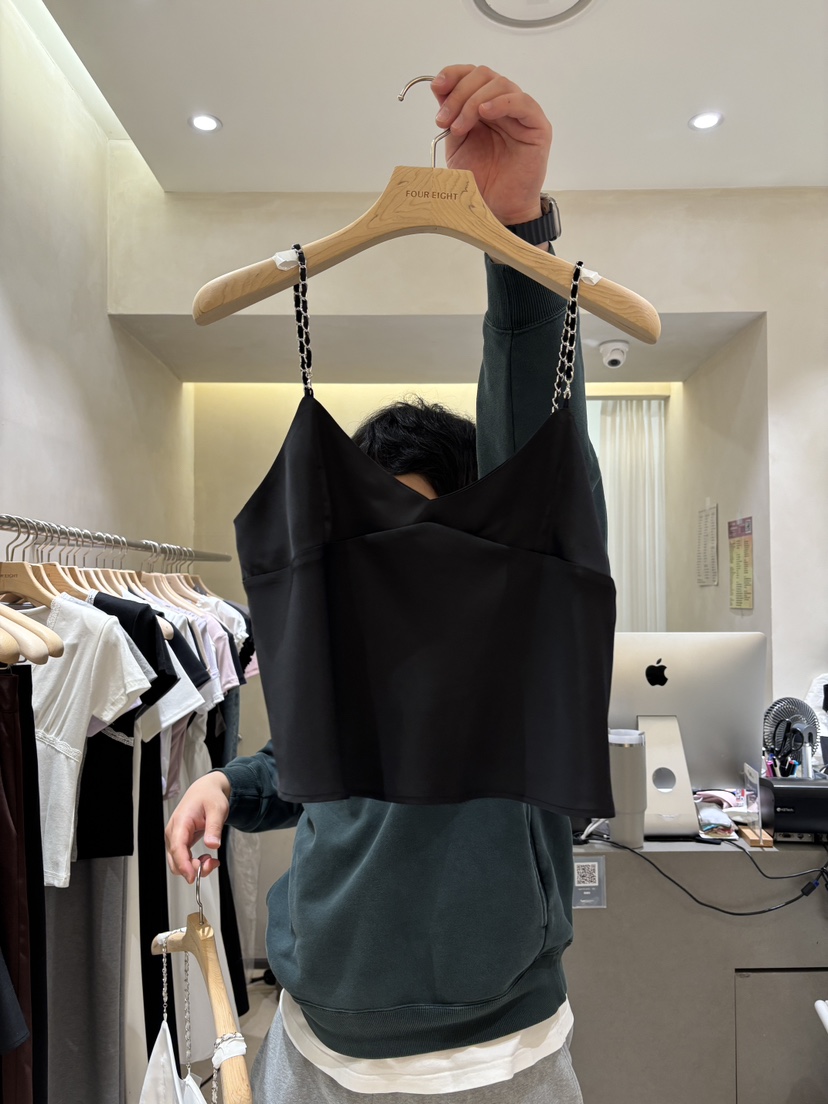 FOUREIGHT韓國直郵實拍女裝新品人氣熱賣休閑推薦吊帶背心FOUR EIGHT吊帶/背心圖色2