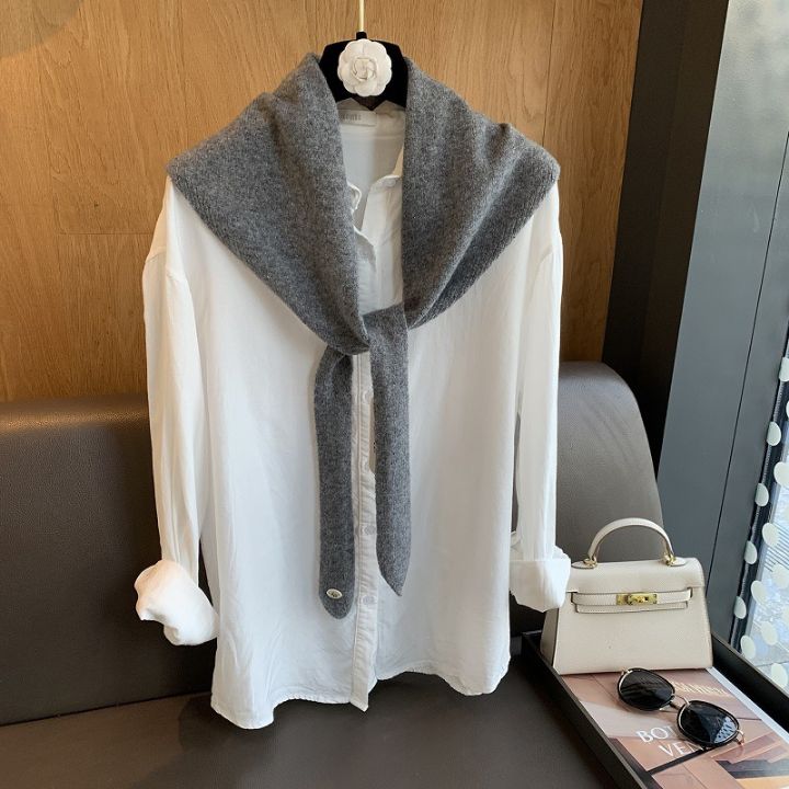 N3韓國直郵女士新款熱賣推薦職業時尚人氣圍巾披肩羊毛披肩N3圍巾/披肩圖色2