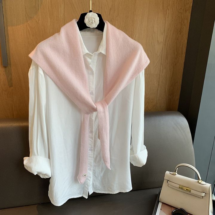 N3韓國直郵女士新款熱賣推薦職業時尚人氣圍巾披肩羊毛披肩N3圍巾/披肩圖色4