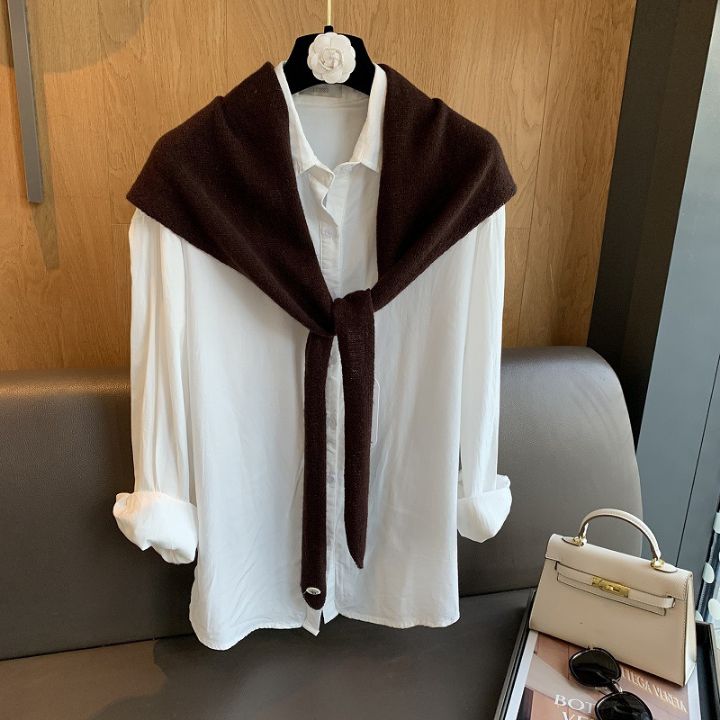 N3韓國直郵女士新款熱賣推薦職業時尚人氣圍巾披肩羊毛披肩N3圍巾/披肩圖色5