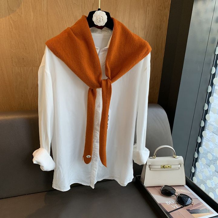 N3韓國直郵女士新款熱賣推薦職業時尚人氣圍巾披肩羊毛披肩N3圍巾/披肩圖色7