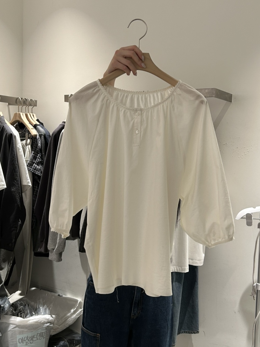 PEPPER-L韓國直郵女裝新款時尚人氣26春夏休閑襯衫蕾絲衫PEPPER襯衫/蕾絲衫圖色2