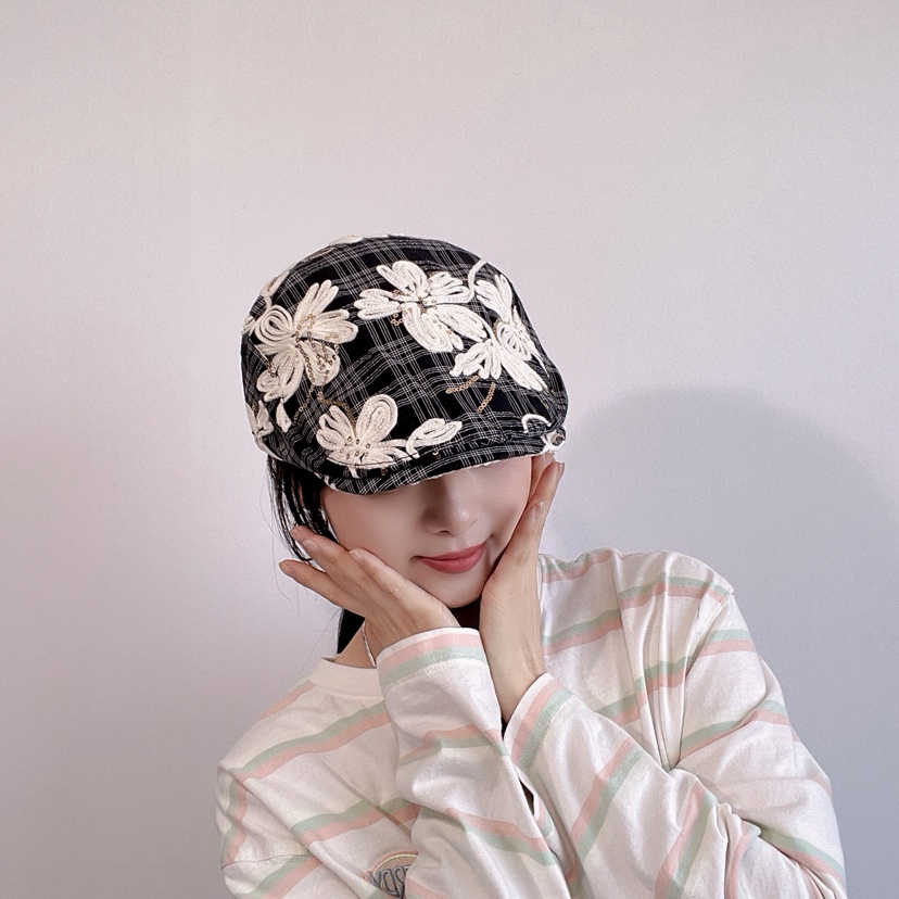 LOVELY HAT韓國直郵實拍女士新品人氣職業時尚推薦熱賣帽子LOVELY HAT帽子圖色1