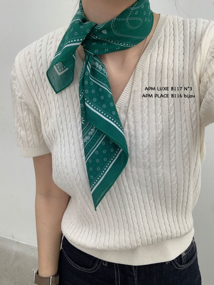 N3韓國直郵女士新款休閑職業人氣推薦熱賣26春夏圍巾披肩花朵N3圍巾/披肩