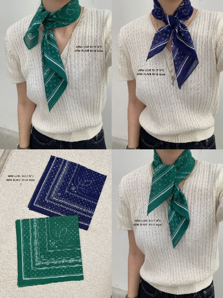 N3韓國直郵女士新款休閑職業人氣推薦熱賣26春夏圍巾披肩花朵N3圍巾/披肩