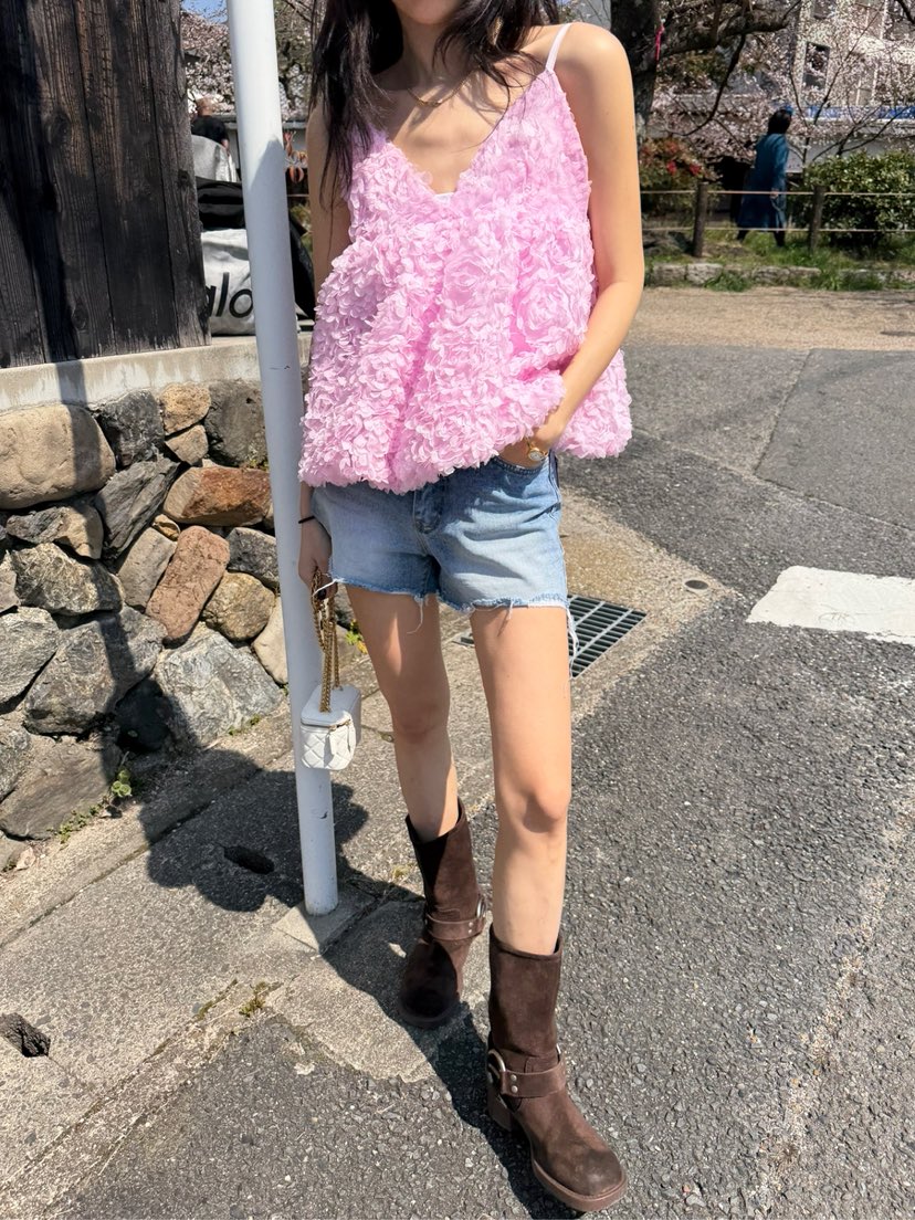 SOLAR韓國東大門代購女裝新品休閑時尚26春夏人氣吊帶背心SOLAR吊帶/背心