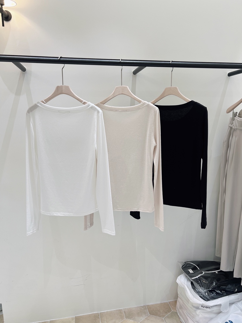 LOVE ROSIE韓國直郵女裝新品人氣時尚熱賣休閑長袖T恤露肩LOVE ROSIE長袖T恤