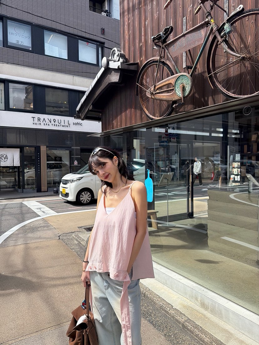 SOLAR韓國代購女裝新款人氣熱賣26春夏推薦時尚吊帶背心紐扣SOLAR吊帶/背心