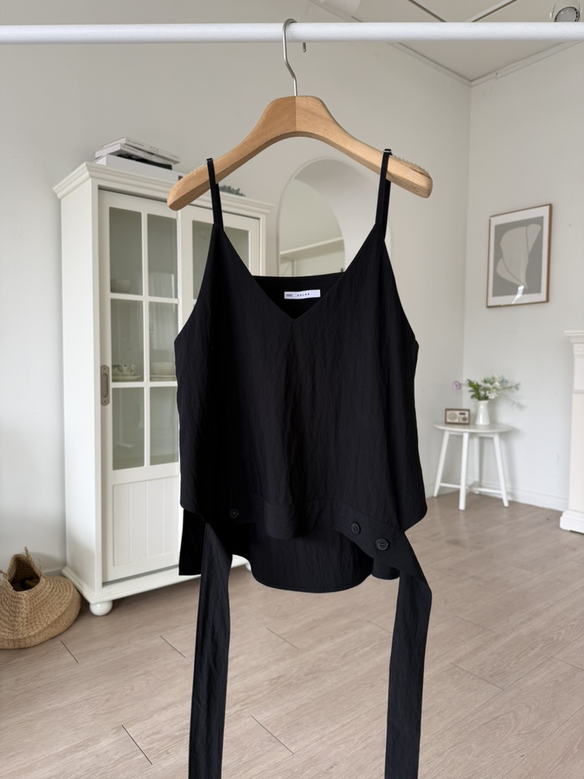 SOLAR韓國代購女裝新款人氣熱賣26春夏推薦時尚吊帶背心紐扣SOLAR吊帶/背心圖色3