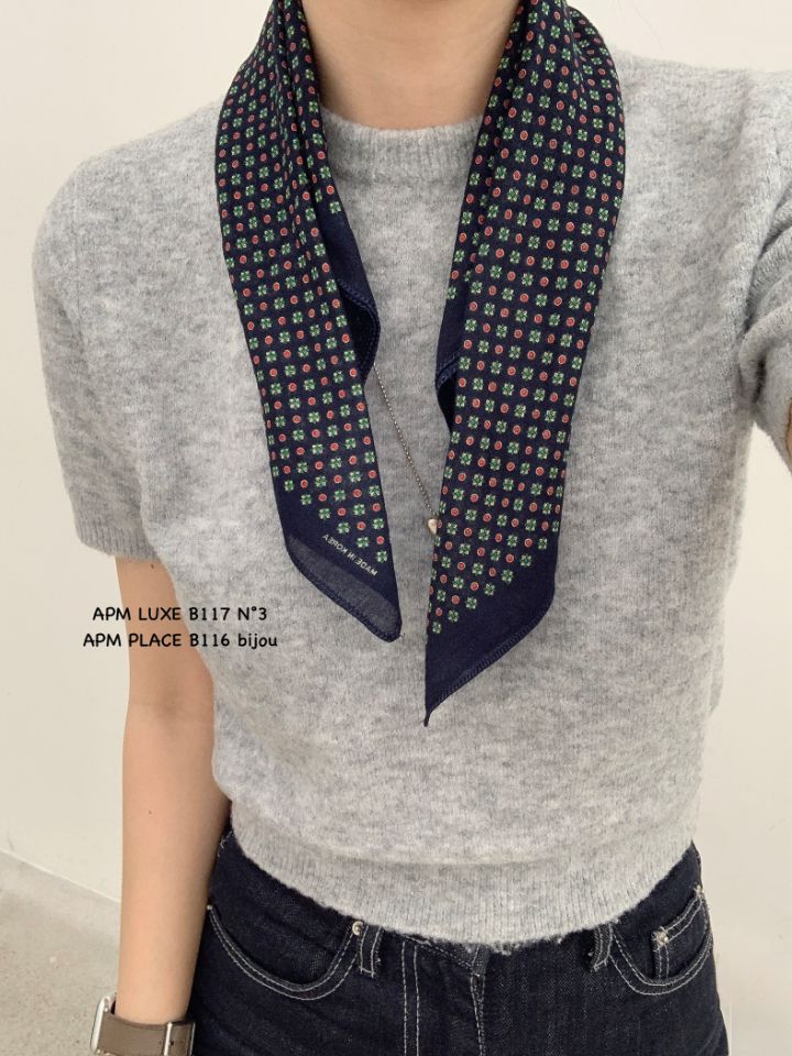 N3韓國東大門代購女士新款推薦26春夏休閑時尚圍巾披肩花朵N3圍巾/披肩