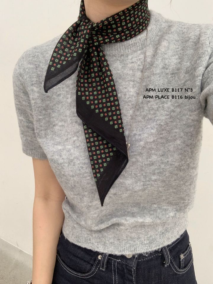 N3韓國東大門代購女士新款推薦26春夏休閑時尚圍巾披肩花朵N3圍巾/披肩