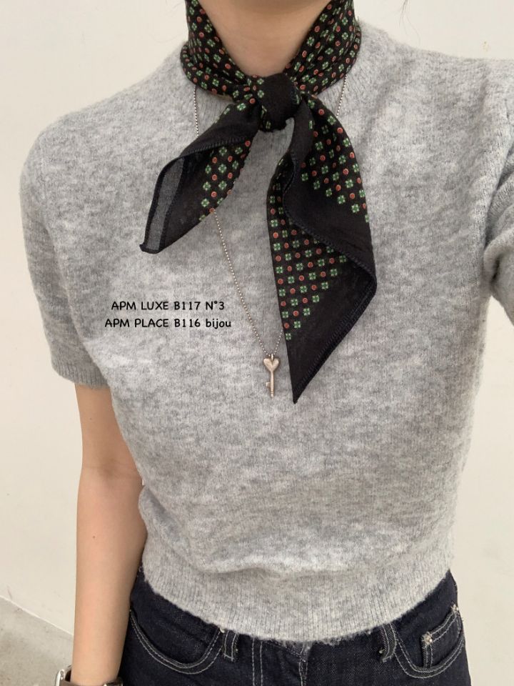 N3韓國東大門代購女士新款推薦26春夏休閑時尚圍巾披肩花朵N3圍巾/披肩