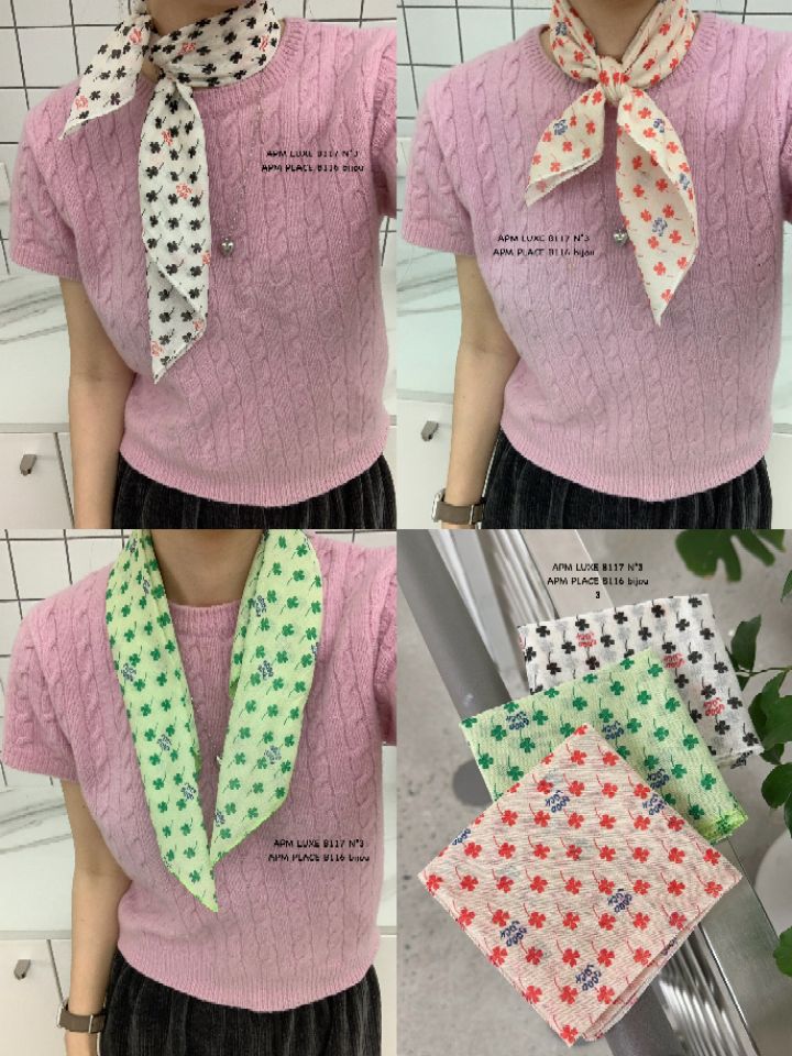 N3韓國直郵女裝新款26春夏時尚熱賣人氣休閑職業圍巾披肩N3圍巾/披肩