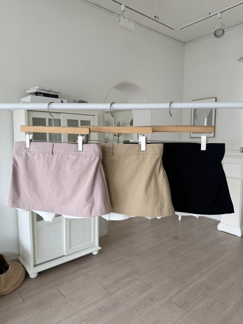 SOLAR韓國東大門直郵女士新品時尚26春夏職業裙褲工裝褲口袋SOLAR裙褲