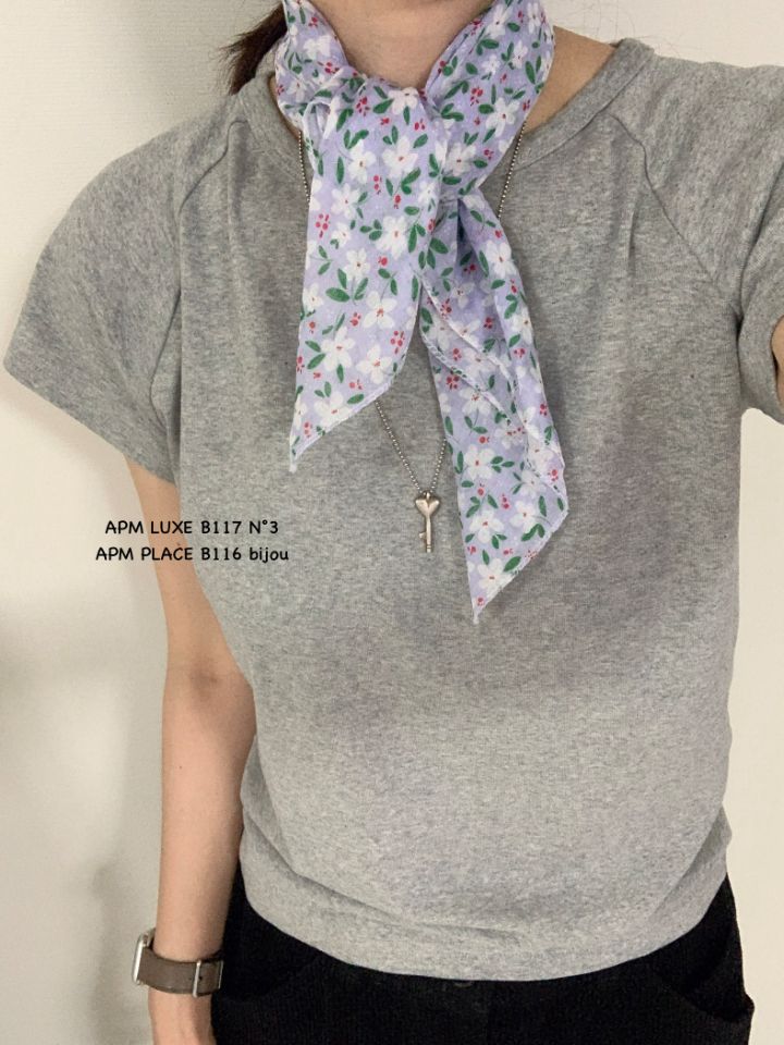 N3韓國直郵實拍女裝新款人氣推薦26春夏休閑圍巾披肩花朵N3圍巾/披肩