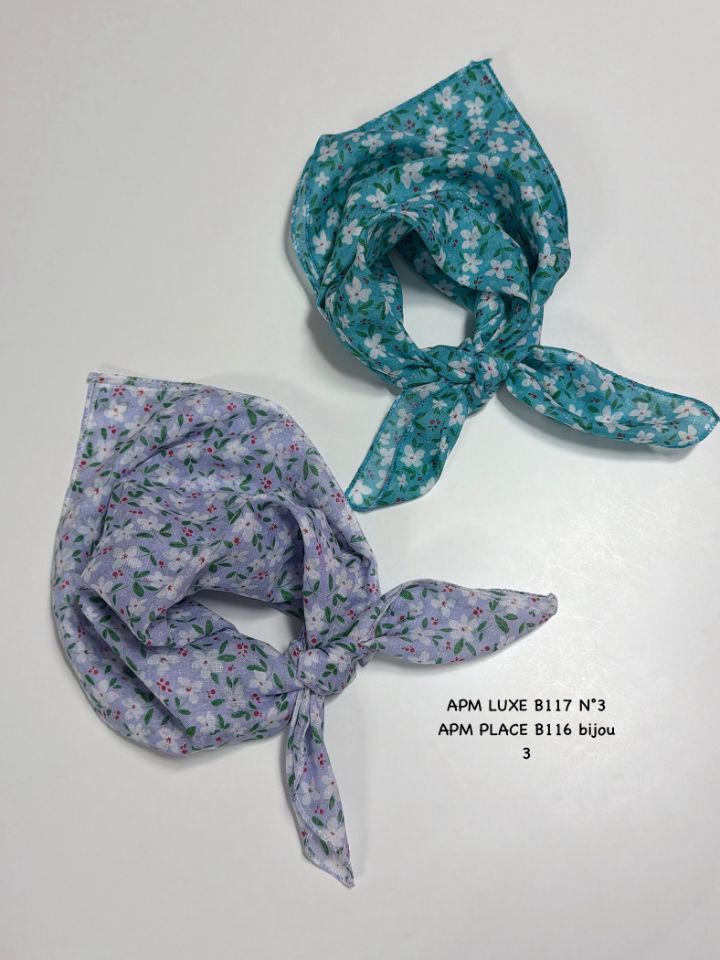 N3韓國直郵實拍女裝新款人氣推薦26春夏休閑圍巾披肩花朵N3圍巾/披肩