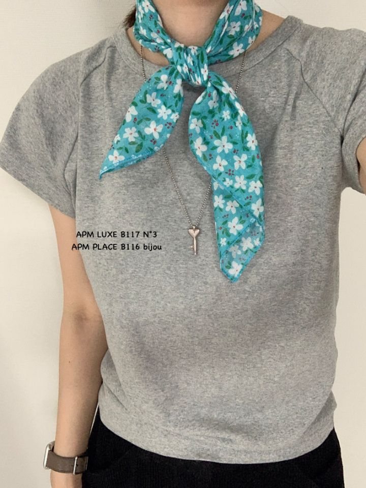 N3韓國直郵實拍女裝新款人氣推薦26春夏休閑圍巾披肩花朵N3圍巾/披肩