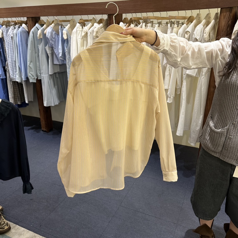 FURE韓國直郵女裝新品職業休閑推薦26春夏襯衫蕾絲衫不含內搭FURE襯衫/蕾絲衫