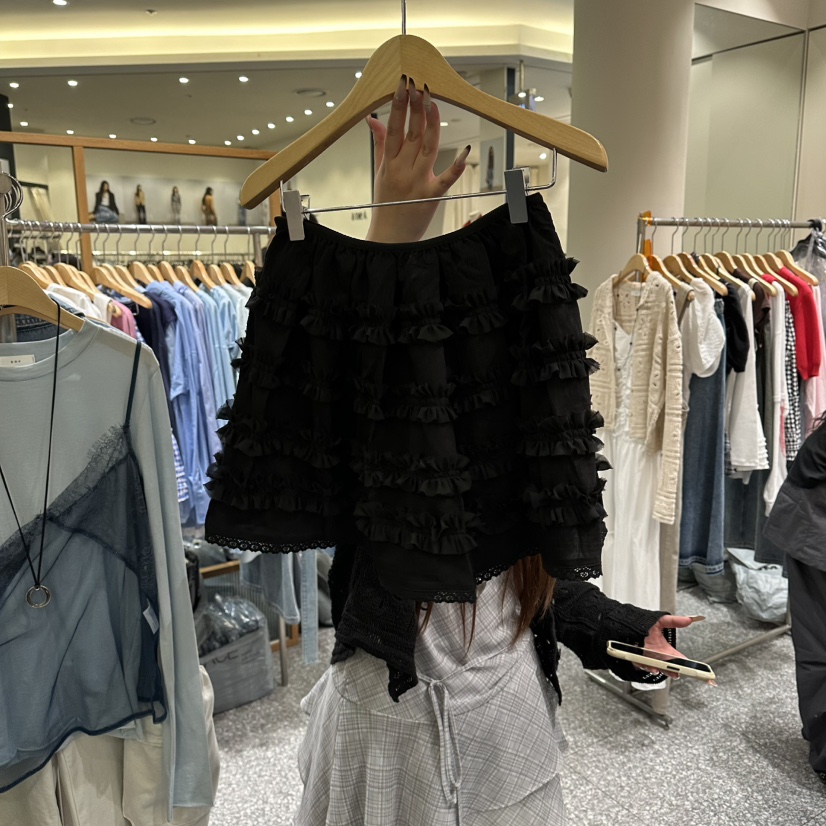 SOF東大門實拍女裝新款職業26春夏休閑時尚真品熱賣裙褲蕾絲SOF裙褲