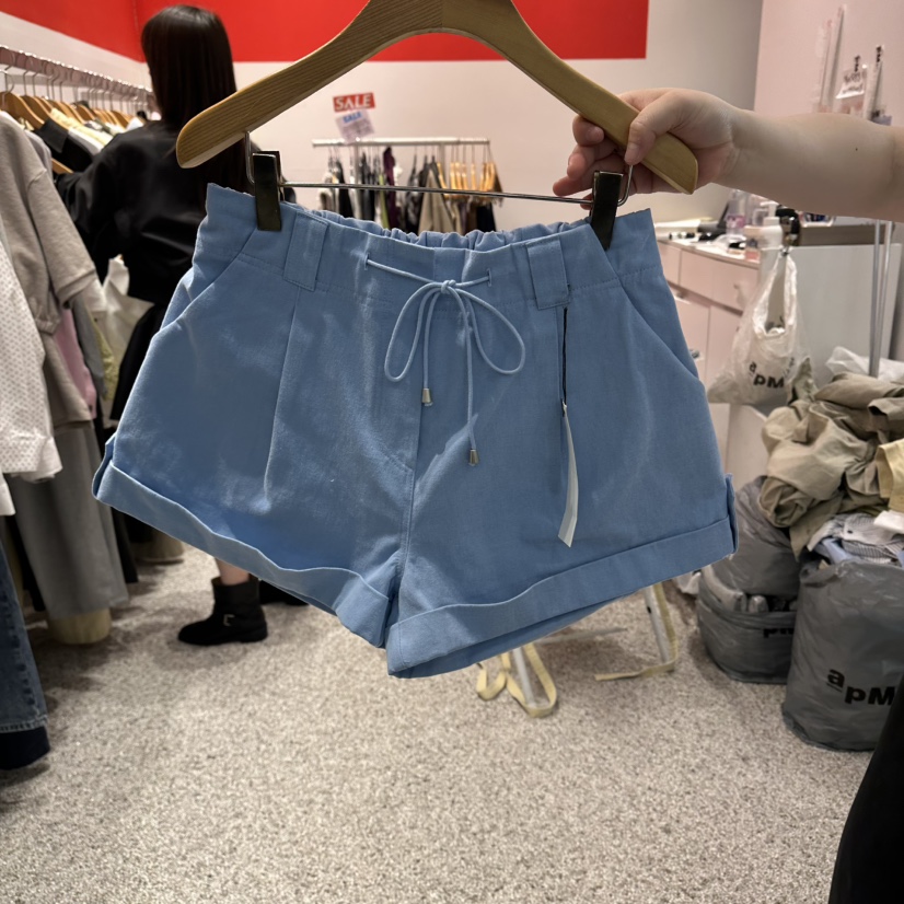 ATPZ韓國代購女士新品真品推薦人氣時尚休閑職業熱賣短褲ATTENTION PLEAES短褲圖色1