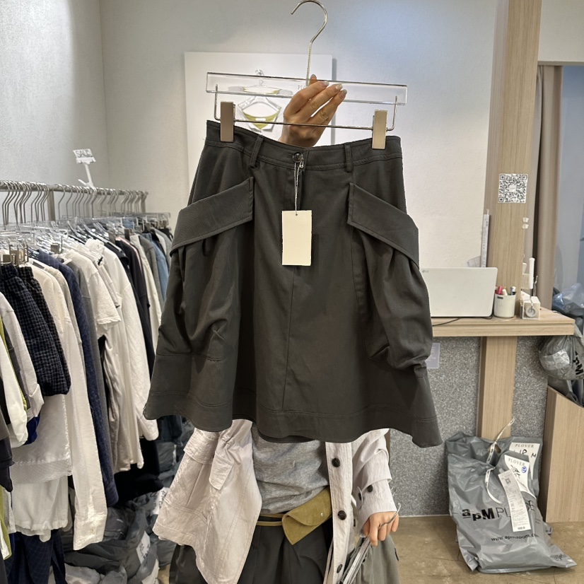 PLOVER韓國東大門直郵女士新款職業人氣休閑半身裙中短裙PLO_VER半身裙/中短裙圖色2