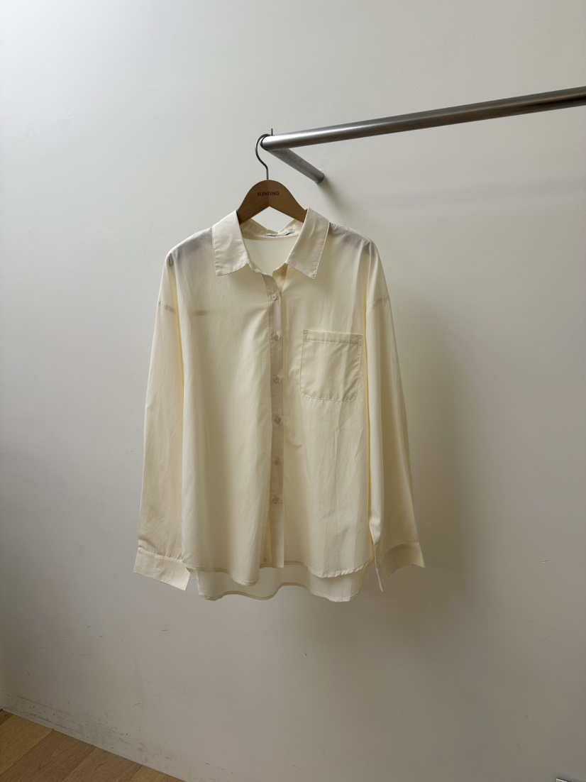 BLENDING-p東大門直郵女士新品26春夏職業真品襯衫蕾絲衫BLENDING-p襯衫/蕾絲衫圖色4