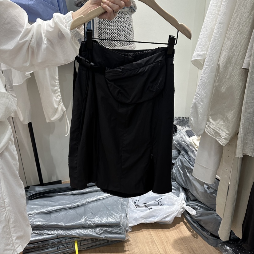 ORE-P東大門代購女士新品26春夏熱賣推薦時尚長裙含腰包ORE長裙圖色3