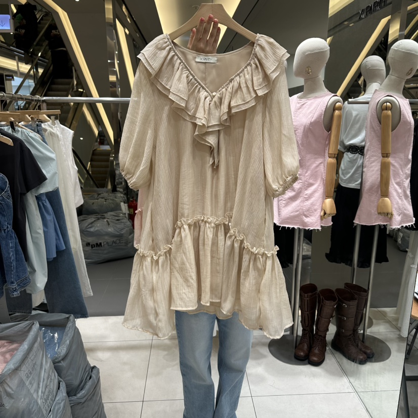 XPARTY韓國代購女士新款休閑職業人氣26春夏推薦熱賣連衣裙XPARTY連衣裙圖色2