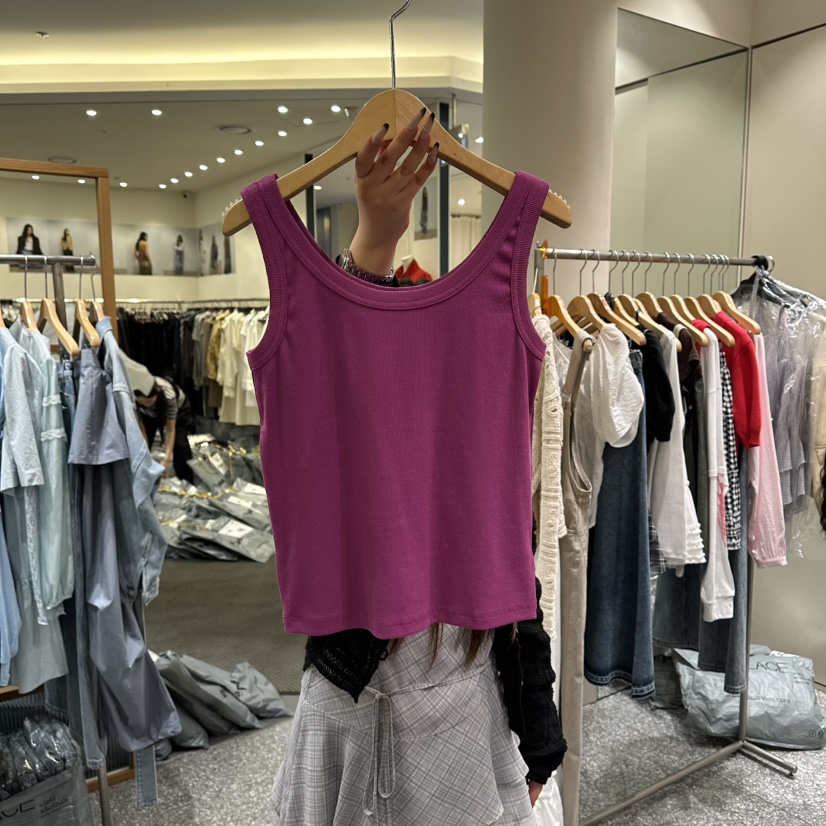 SOF東大門實拍女士新款人氣熱賣26春夏推薦休閑真品吊帶背心SOF吊帶/背心